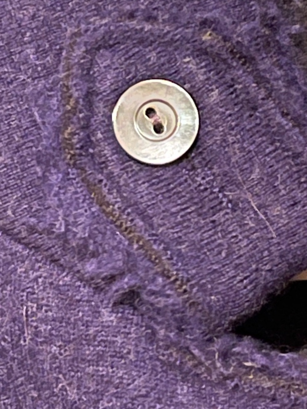 Eileen Fisher Purple 100% Merino Wool Felted Jacket XL Quiet Luxury - Picture 10 of 12
